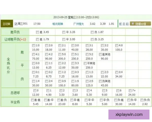 足球竞彩赔率深度解析与赛前投注技巧全面指南